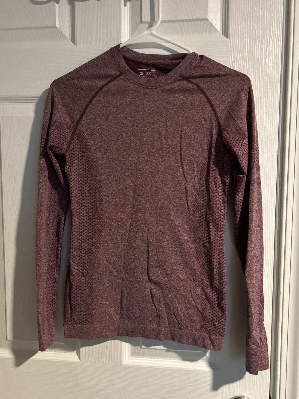 Figs Mineral Mauve Salta Seamless Long Sleeve Underscrub